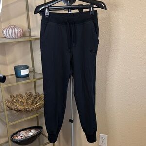 Fila Black Apparel Joggers with Logo